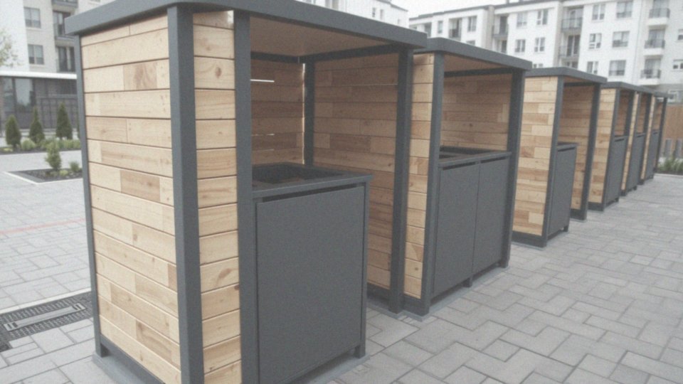Jakie materiały są używane do zabudowy koszy na śmieci?