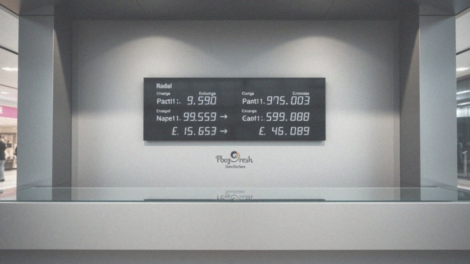 Co to jest rzeczywisty kurs wymiany 1 PLN na EUR?