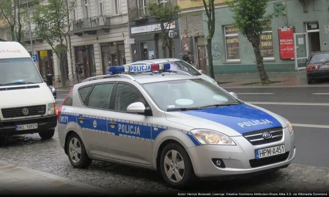 Incydent z podpalenie samochodu na terenie Słupska